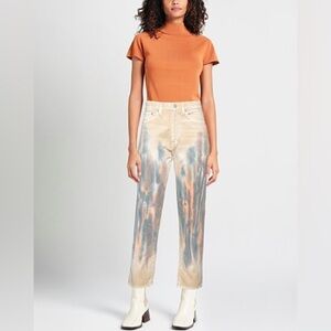 John Elliott - Straight Leg Crop Jean volcano dye 28 NWT